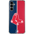 MLB Boston Red Sox Split Galaxy S24 Plus Clear Case